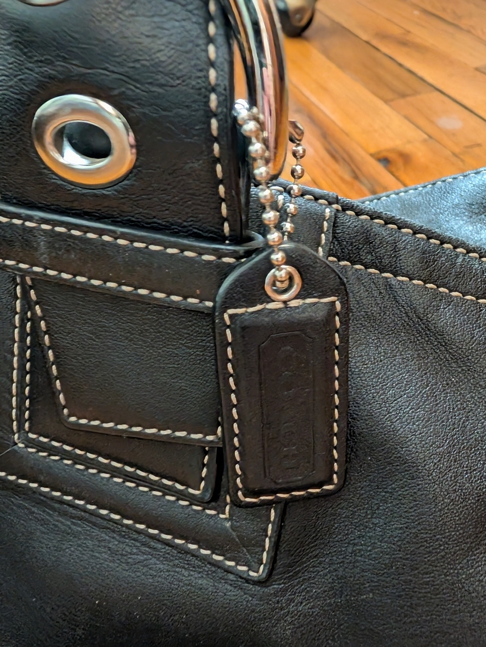 Y2K Coach Soho Buckle Carryall Satchel Size Large - Picture 5 of 7